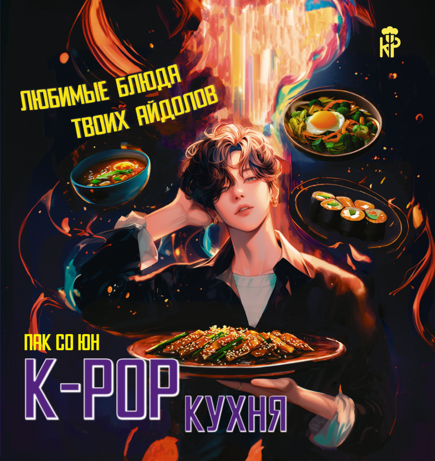 Обложка книги «K-pop кухня. Любимые блюда твоих айдолов»