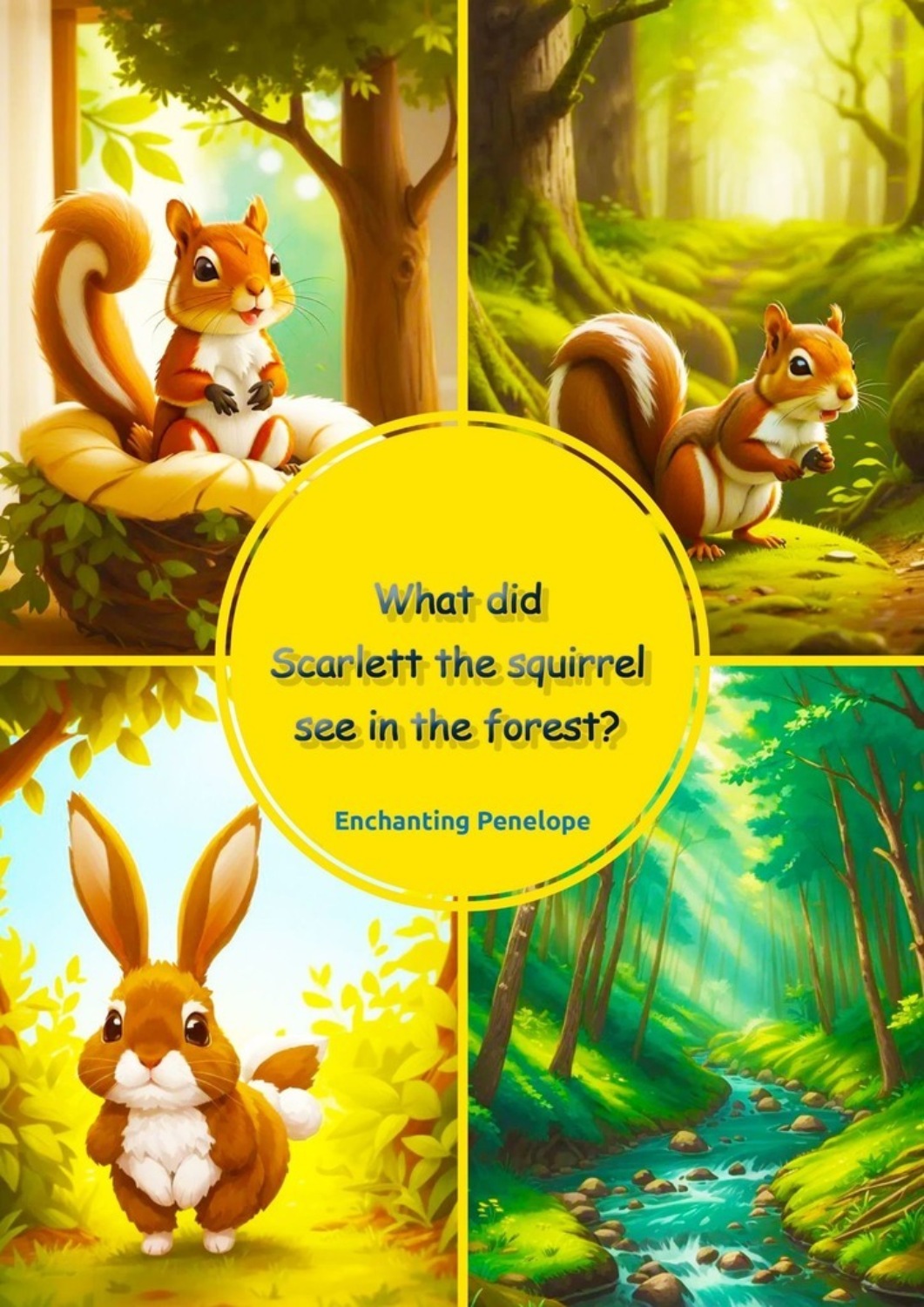 Обложка книги «What did Scarlett the squirrel see in the forest»