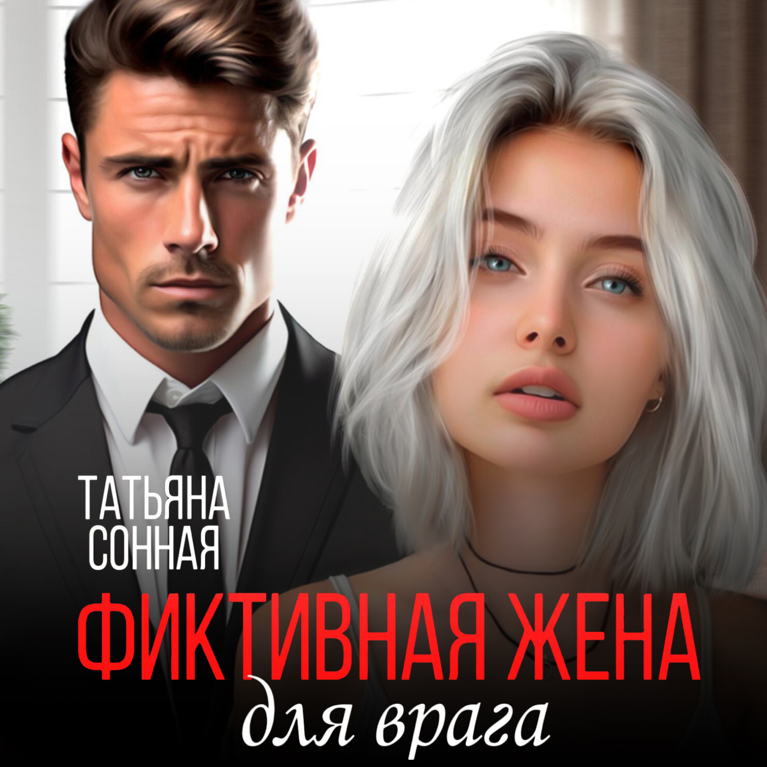 Обложка книги «Фиктивная жена для врага»