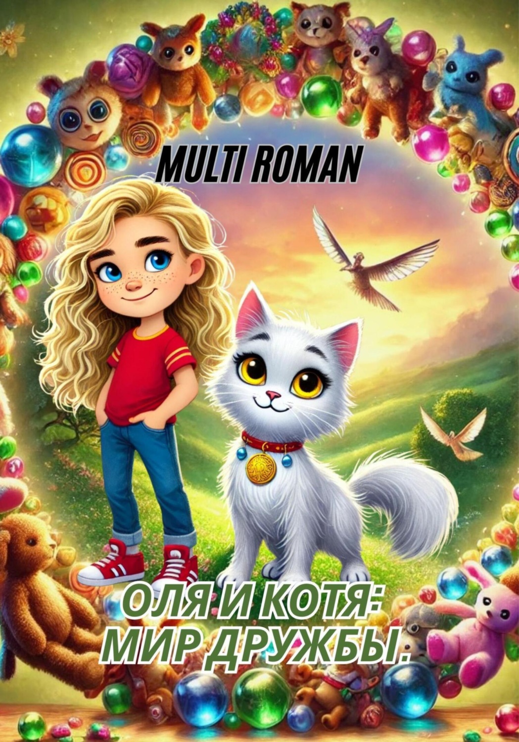 Обложка книги «Оля и Котя: мир дружбы»