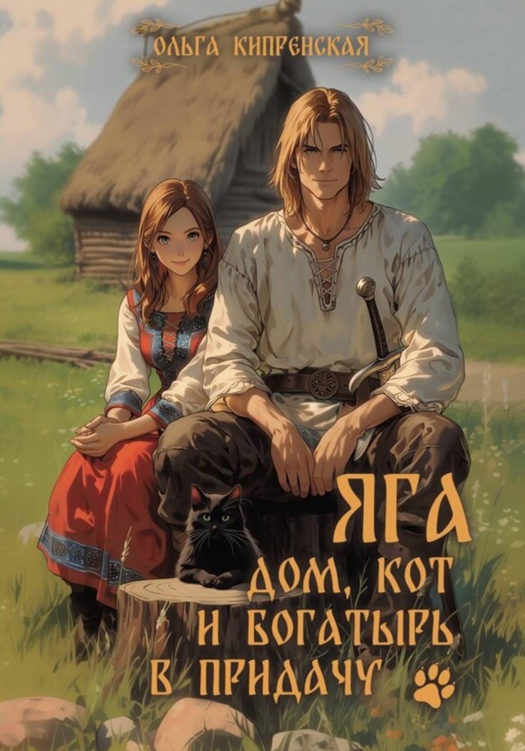 Обложка книги «Яга. Дом, кот и богатырь в придачу»