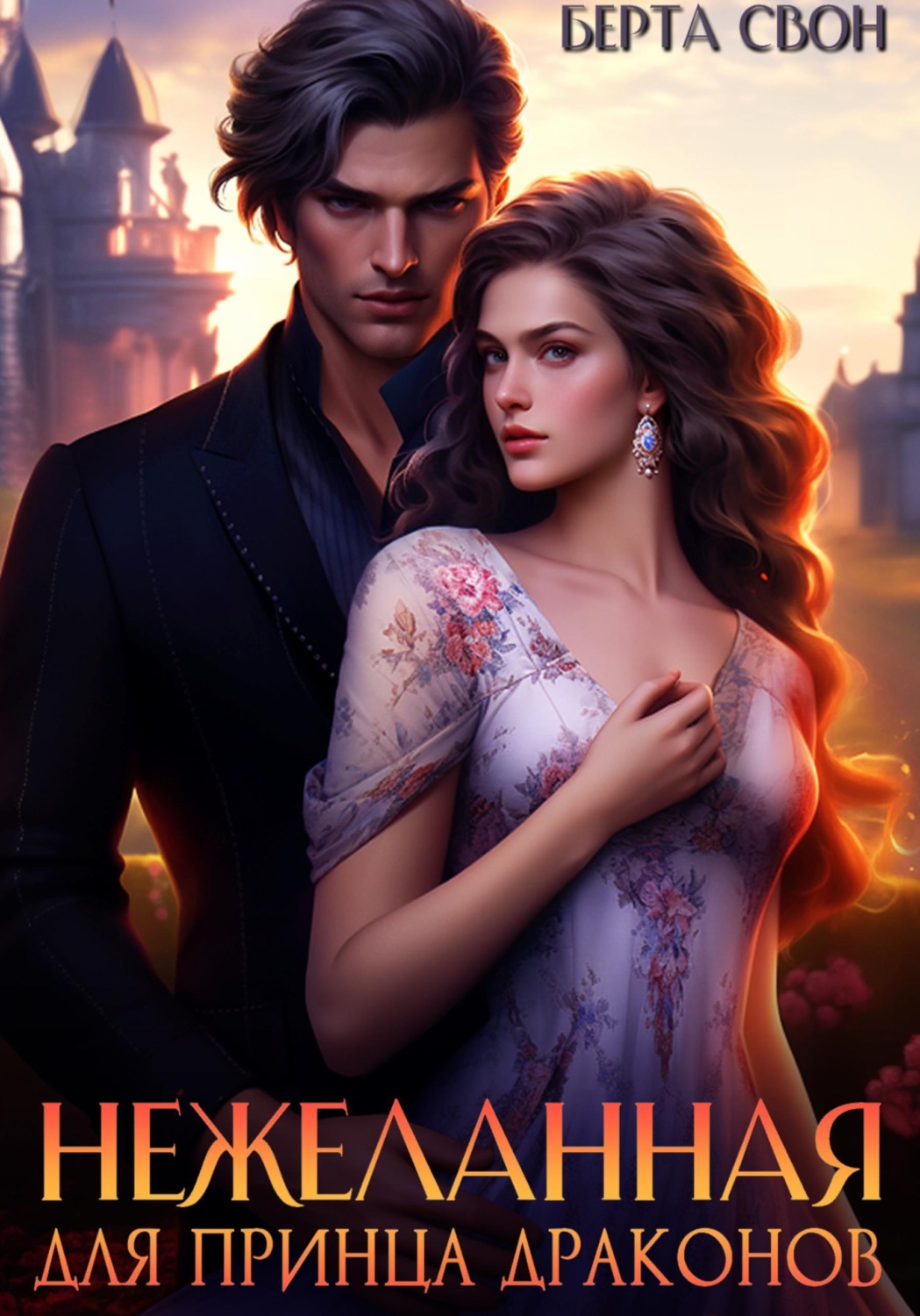 Обложка книги «Нежеланная для принца драконов»