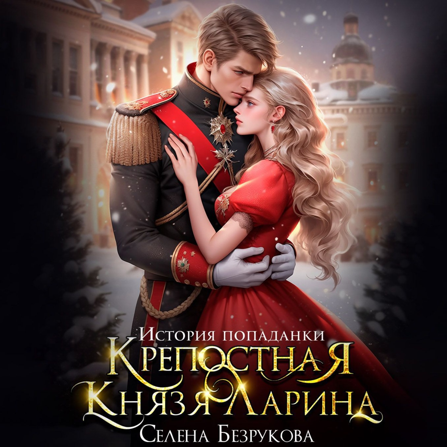 Обложка книги «Крепостная князя Ларина. История попаданки»