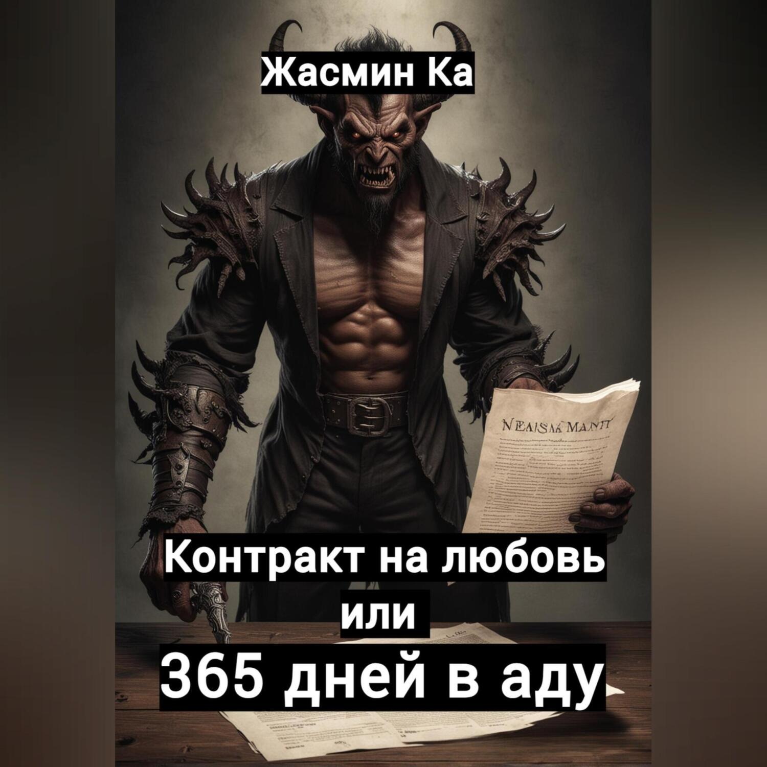 Обложка книги «Контракт на любовь, или 365 дней в аду»