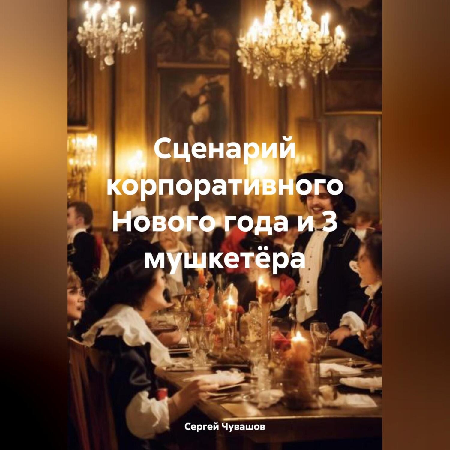Обложка книги «Сценарий корпоративного Нового года и 3 мушкетёра»