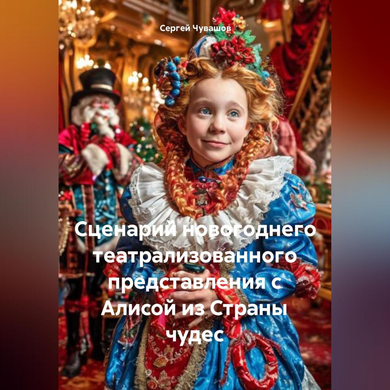 Обложка книги «Сценарий новогоднего театрализованного представления с Алисой из Страны чудес»