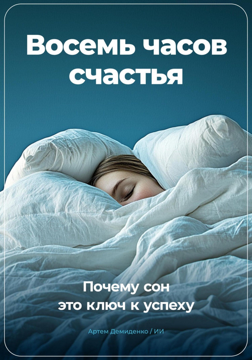 Обложка книги «Восемь часов счастья: Почему сон это ключ к успеху»