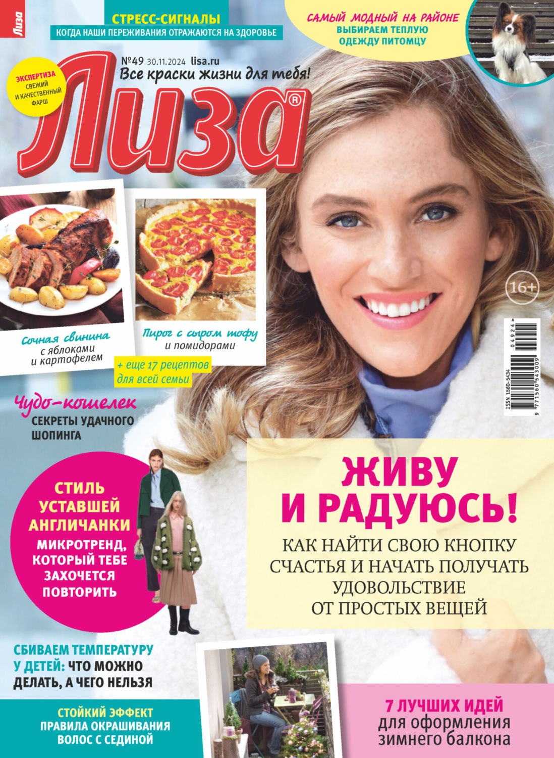 Обложка книги «Журнал «Лиза» №49/2024»