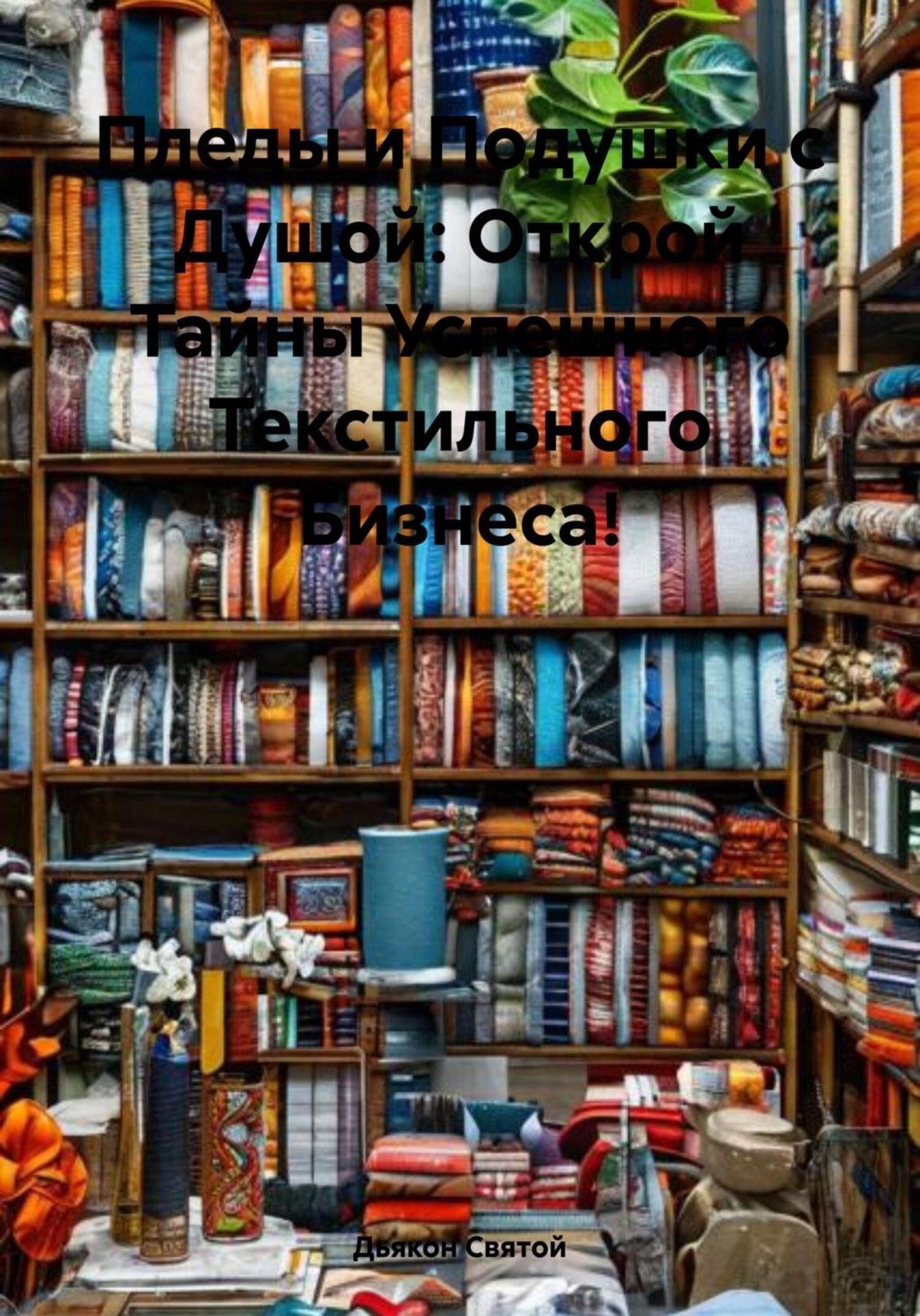 Обложка книги «Пледы и Подушки с Душой: Открой Тайны Успешного Текстильного Бизнеса!»