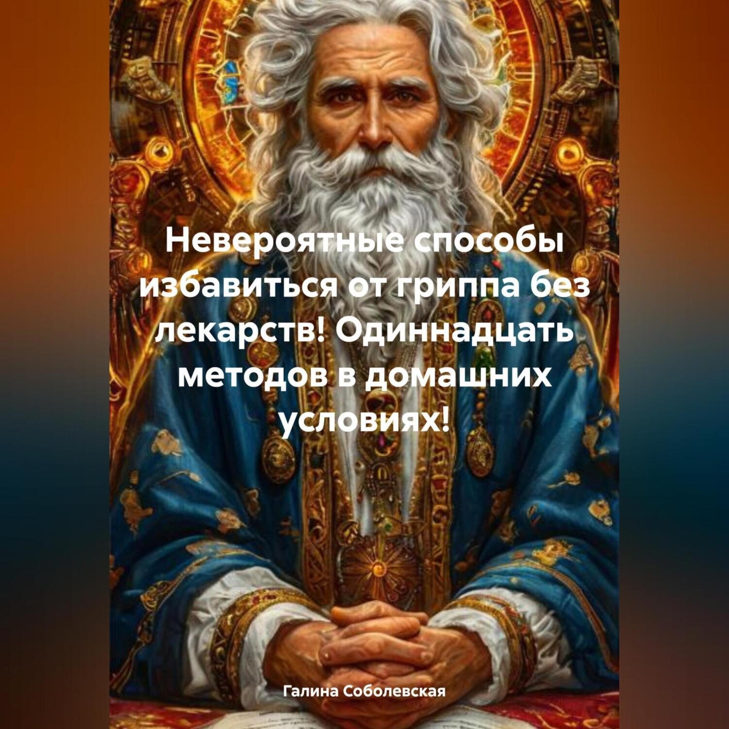 Обложка книги «Невероятные способы избавиться от гриппа без лекарств! Одиннадцать методов в домашних условиях!»