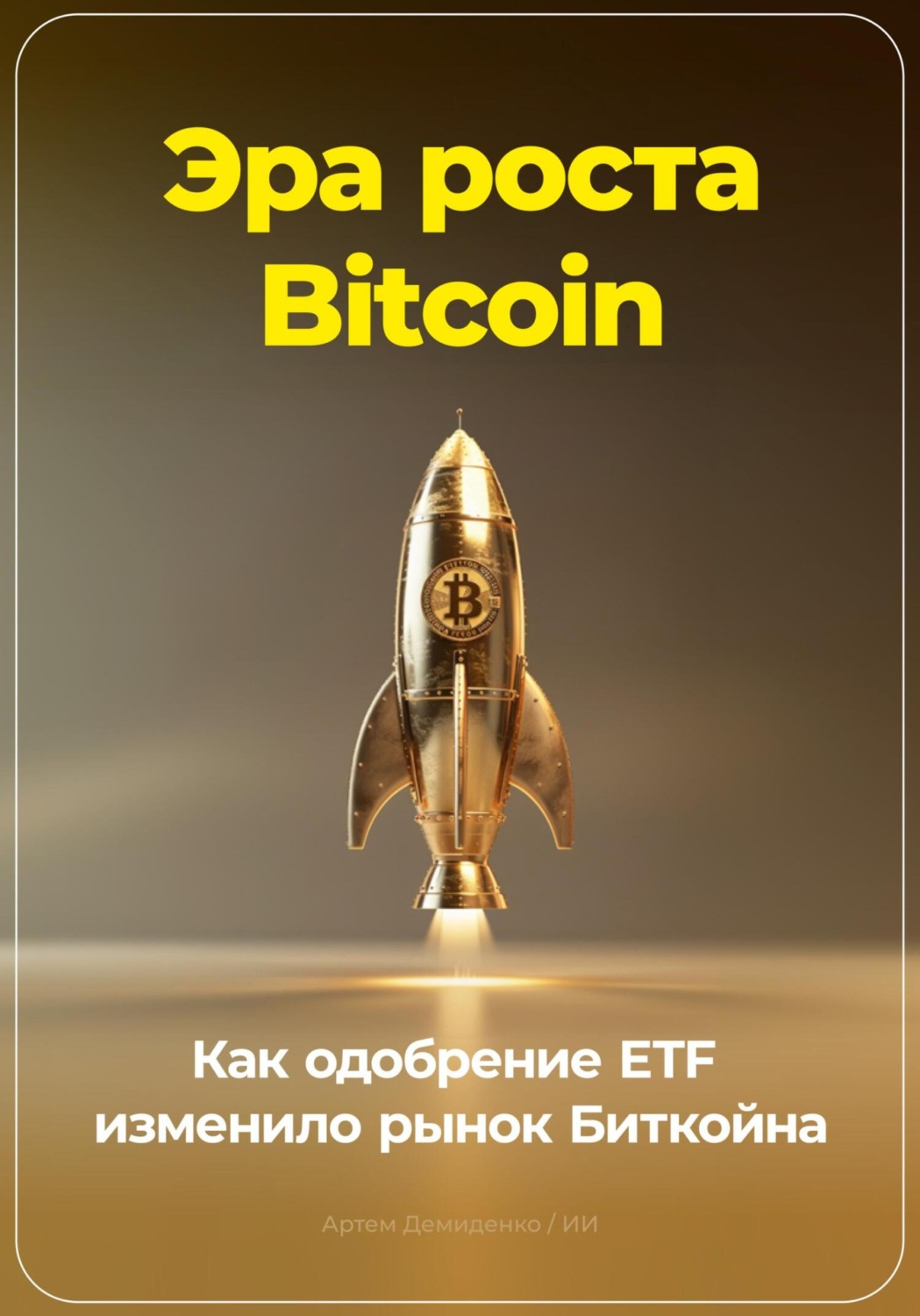 Обложка книги «Эра роста Bitcoin: Как одобрение ETF изменило рынок Биткойна»