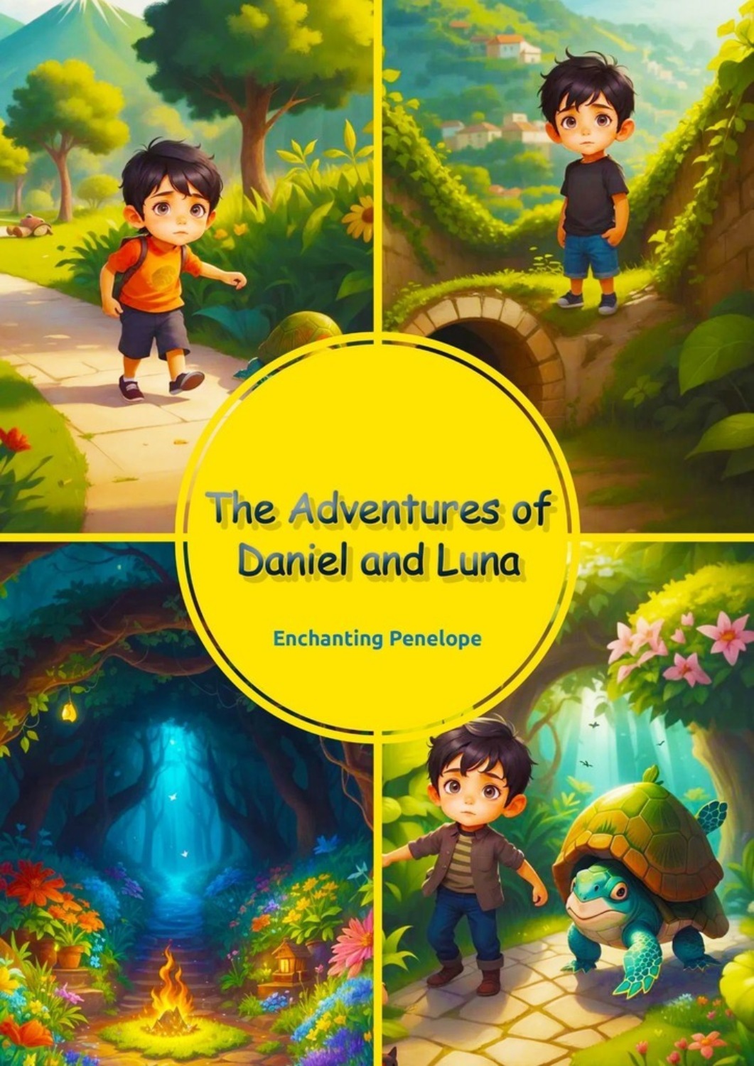 Обложка книги «The Adventures of Daniel and Luna»