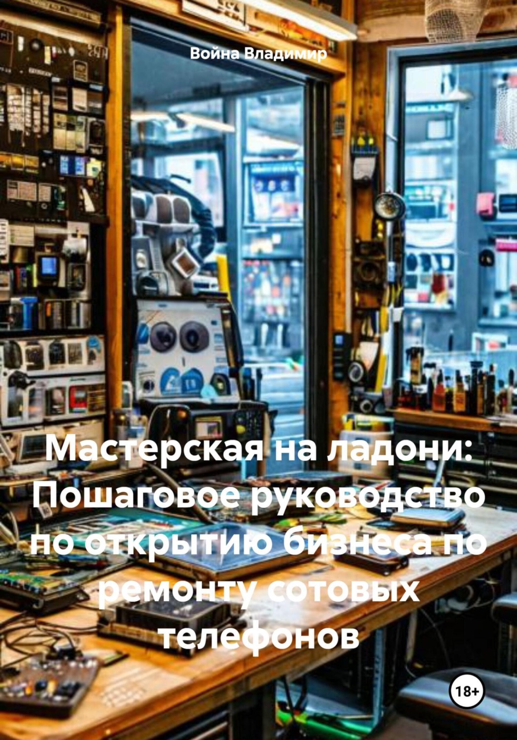 Обложка книги «Мастерская на ладони: Пошаговое руководство по открытию бизнеса по ремонту сотовых телефонов»