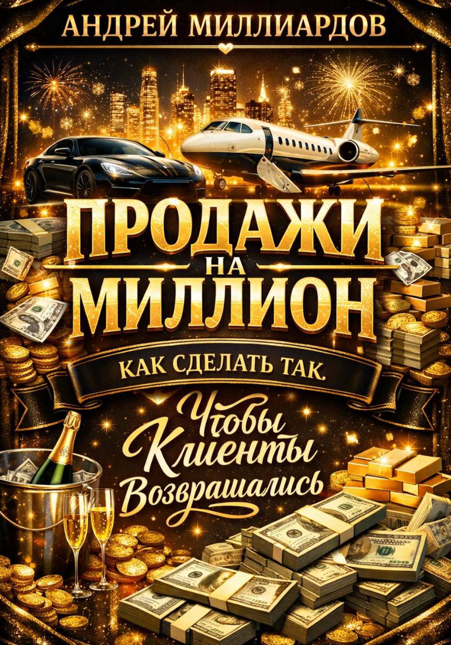 Обложка книги «Продажи на миллион. Как сделать так, чтобы клиенты возвращались»