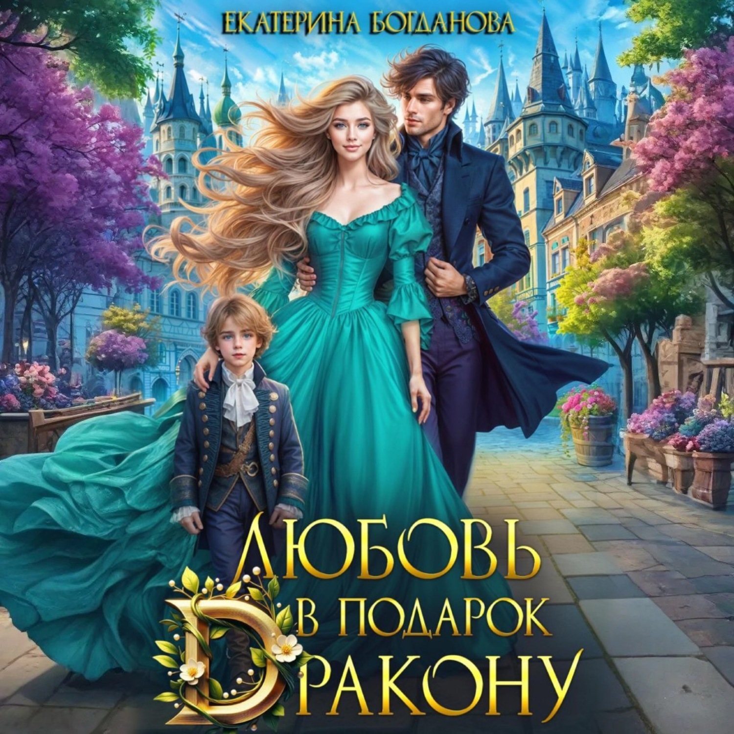 Обложка книги «Любовь в подарок дракону»