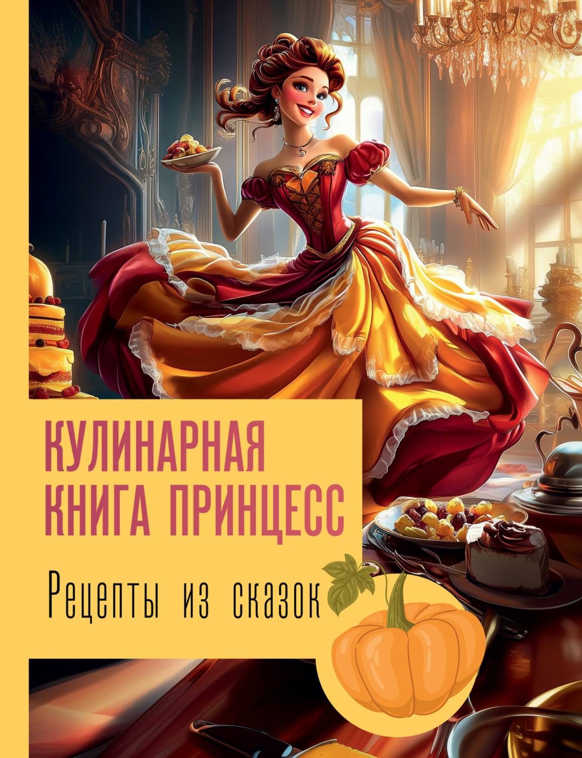 Обложка книги «Рецепты из сказок: кулинарная книга принцесс»