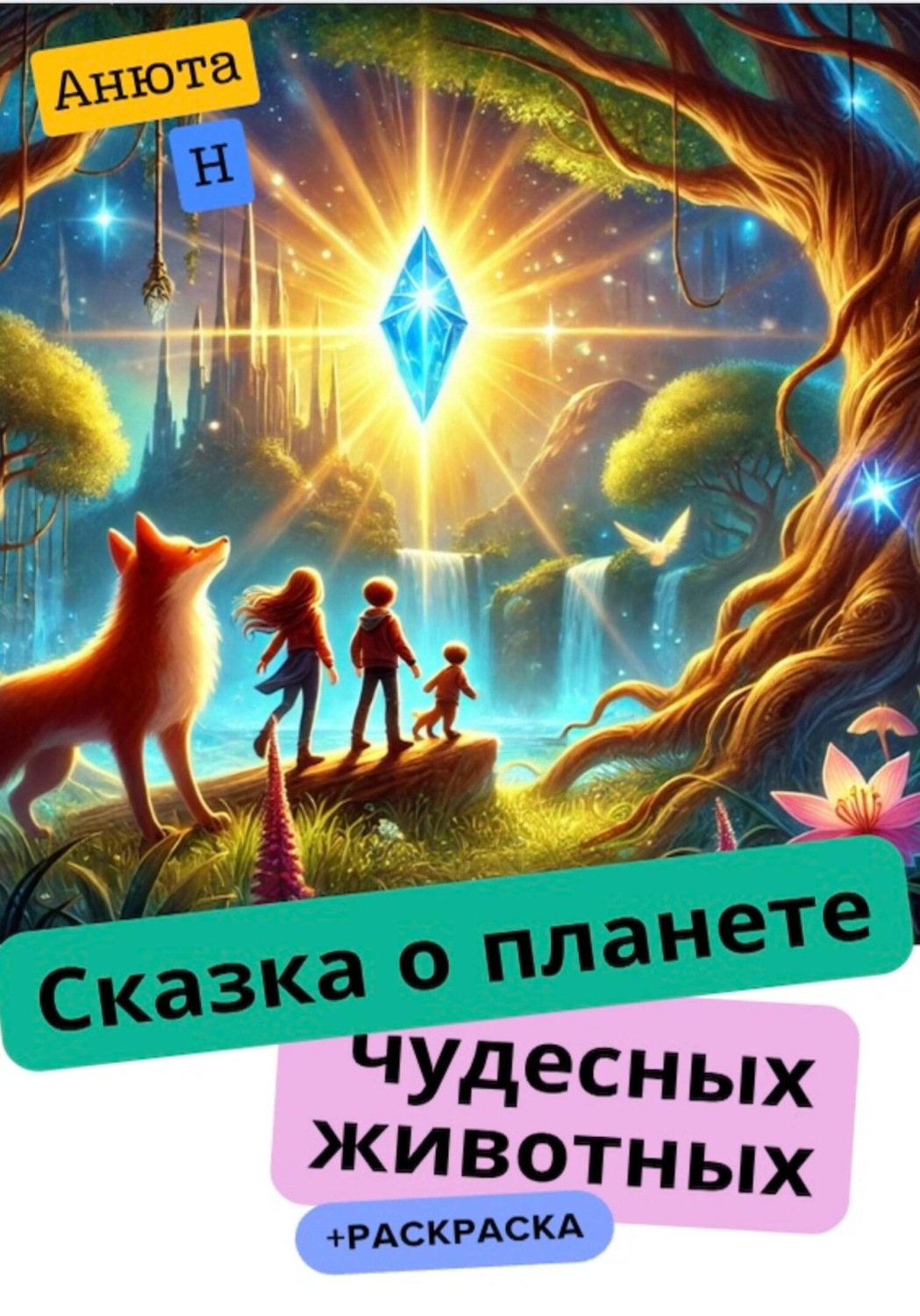 Обложка книги «Сказка о планете чудесных животных»