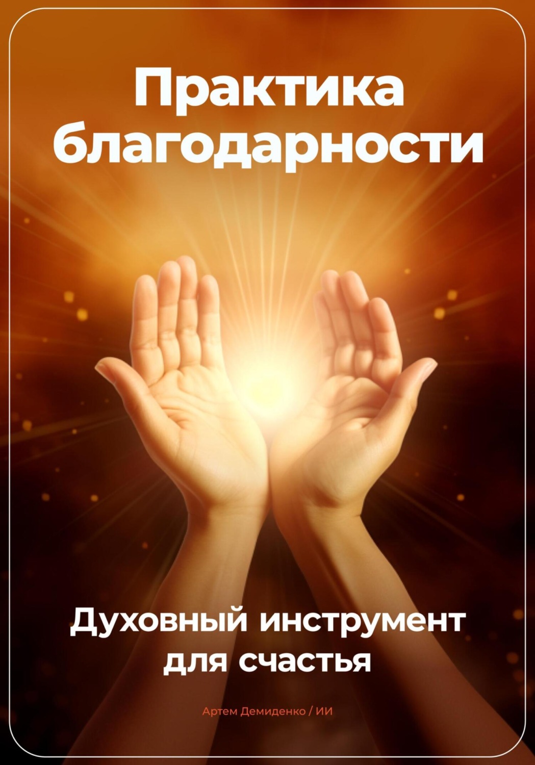 Обложка книги «Практика благодарности: Духовный инструмент для счастья»