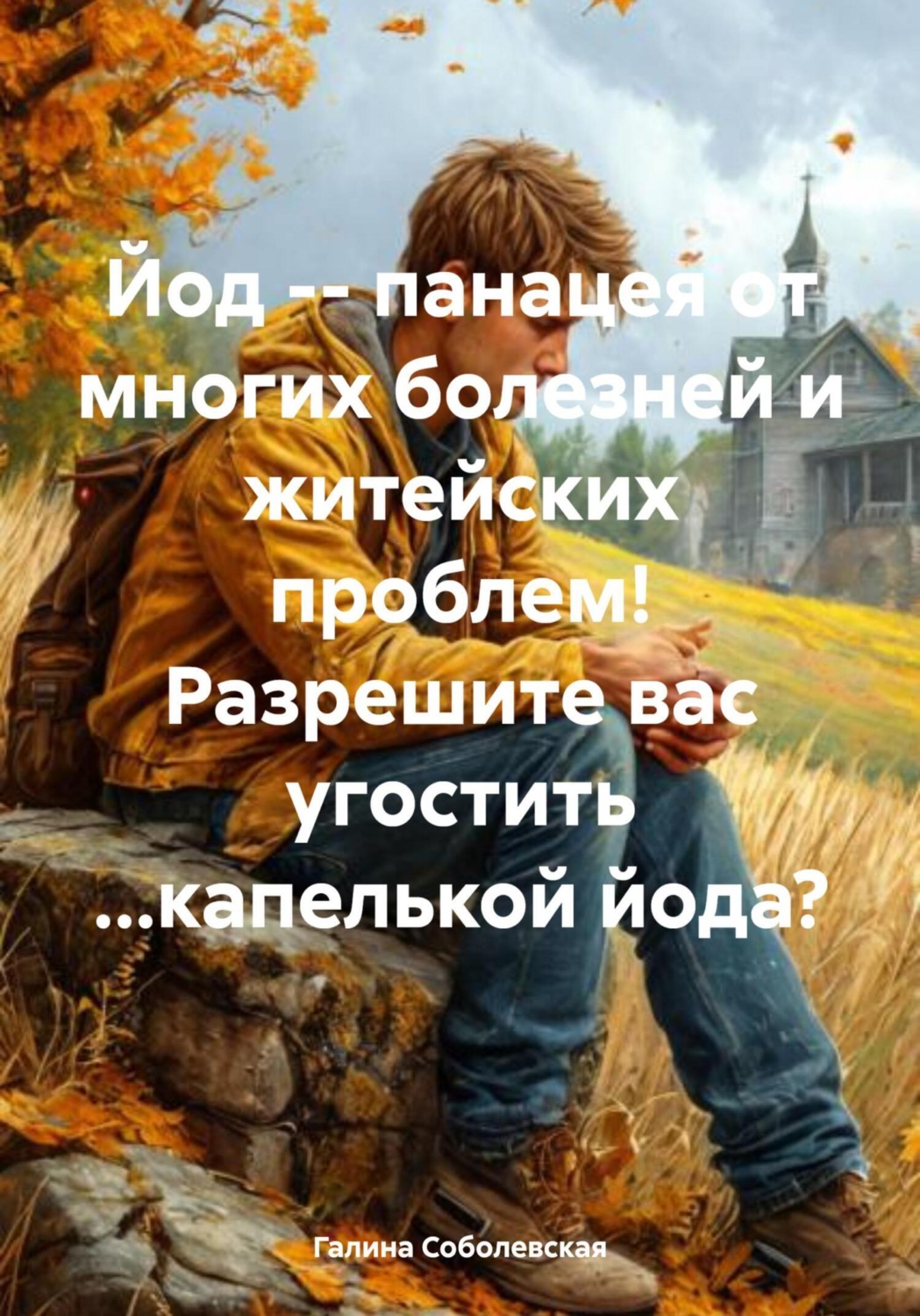 Обложка книги «Йод – панацея от многих болезней и житейских проблем! Разрешите вас угостить …капелькой йода?»