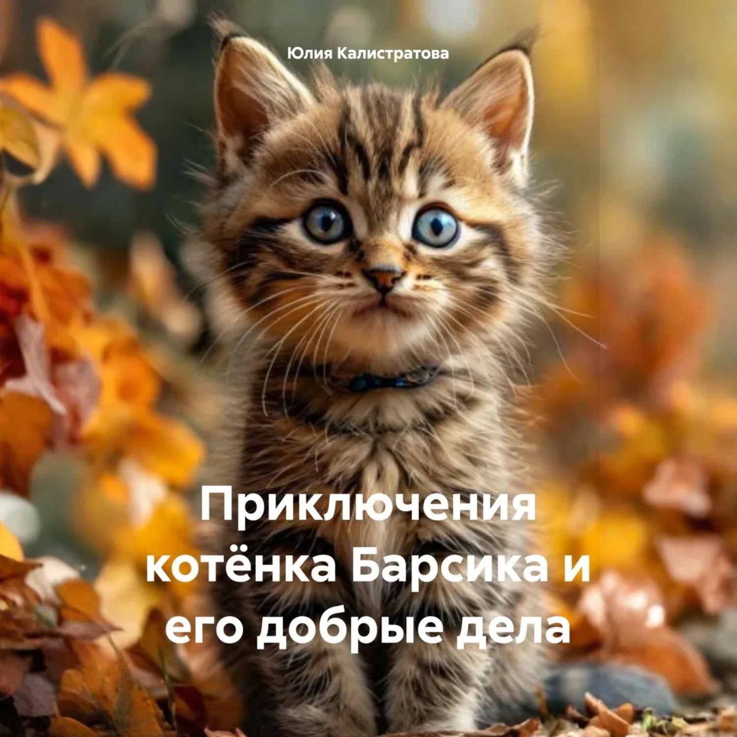 Обложка книги «Приключения котёнка Барсика и его добрые дела»