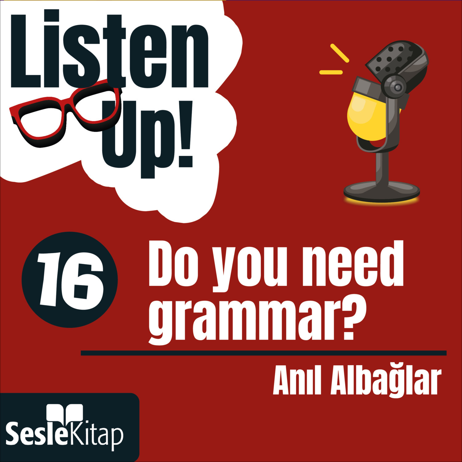 Обложка книги «Listen Up! 16. Bölüm: Do you need grammar?»
