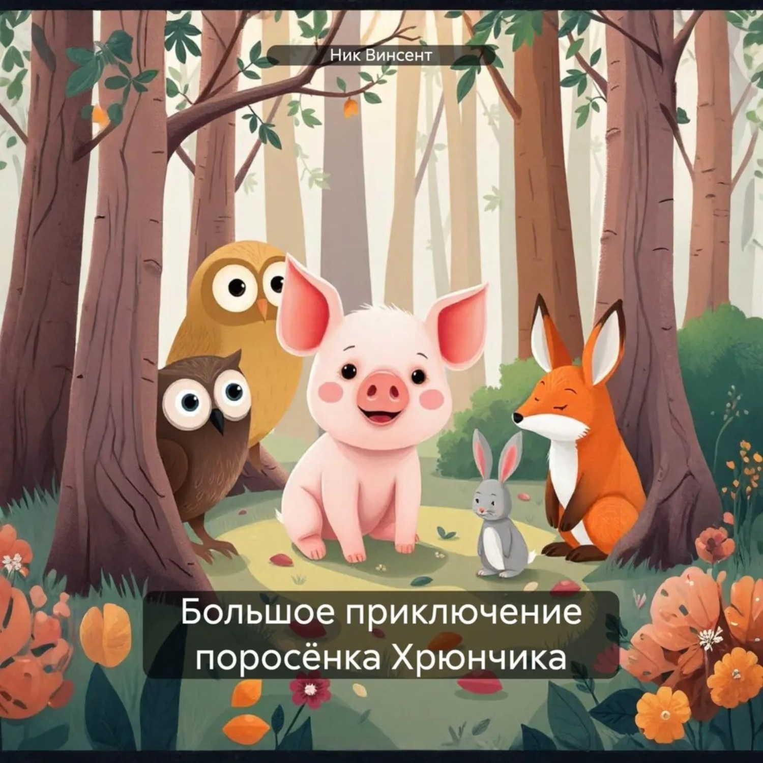 Обложка книги «Большое приключение поросёнка Хрюнчика»