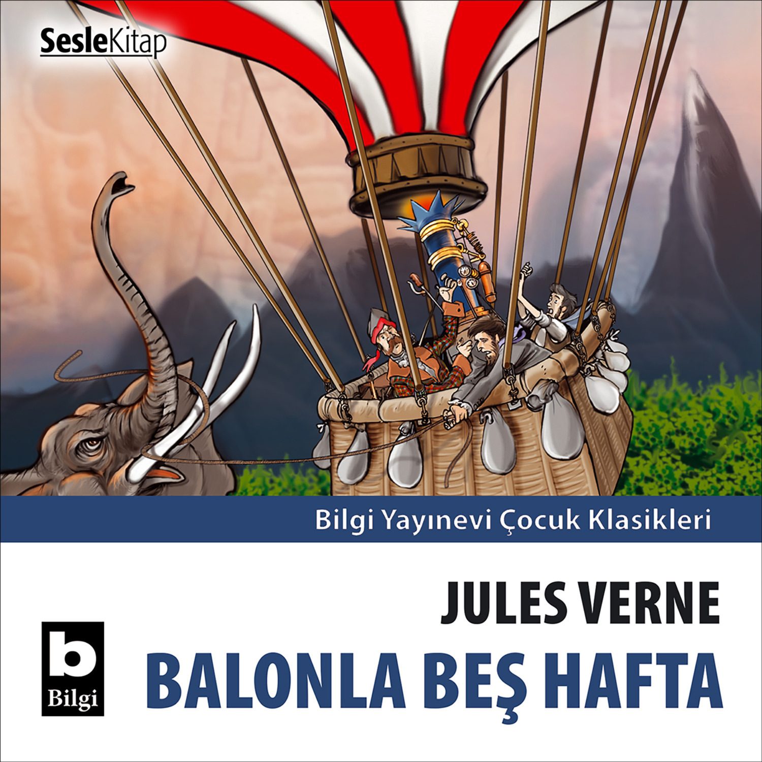 Обложка книги «Balonla Beş Hafta»