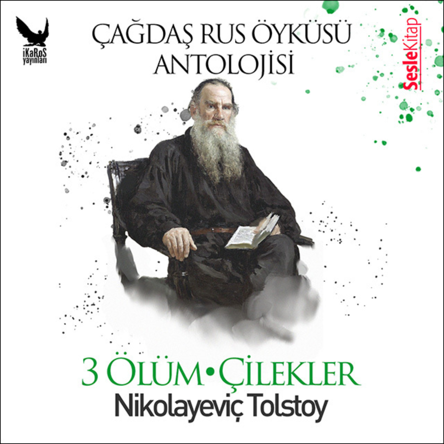Обложка книги «Çağdaş Rus Öyküleri Antolojisi 4 – Çilekler, Üç Ölüm»