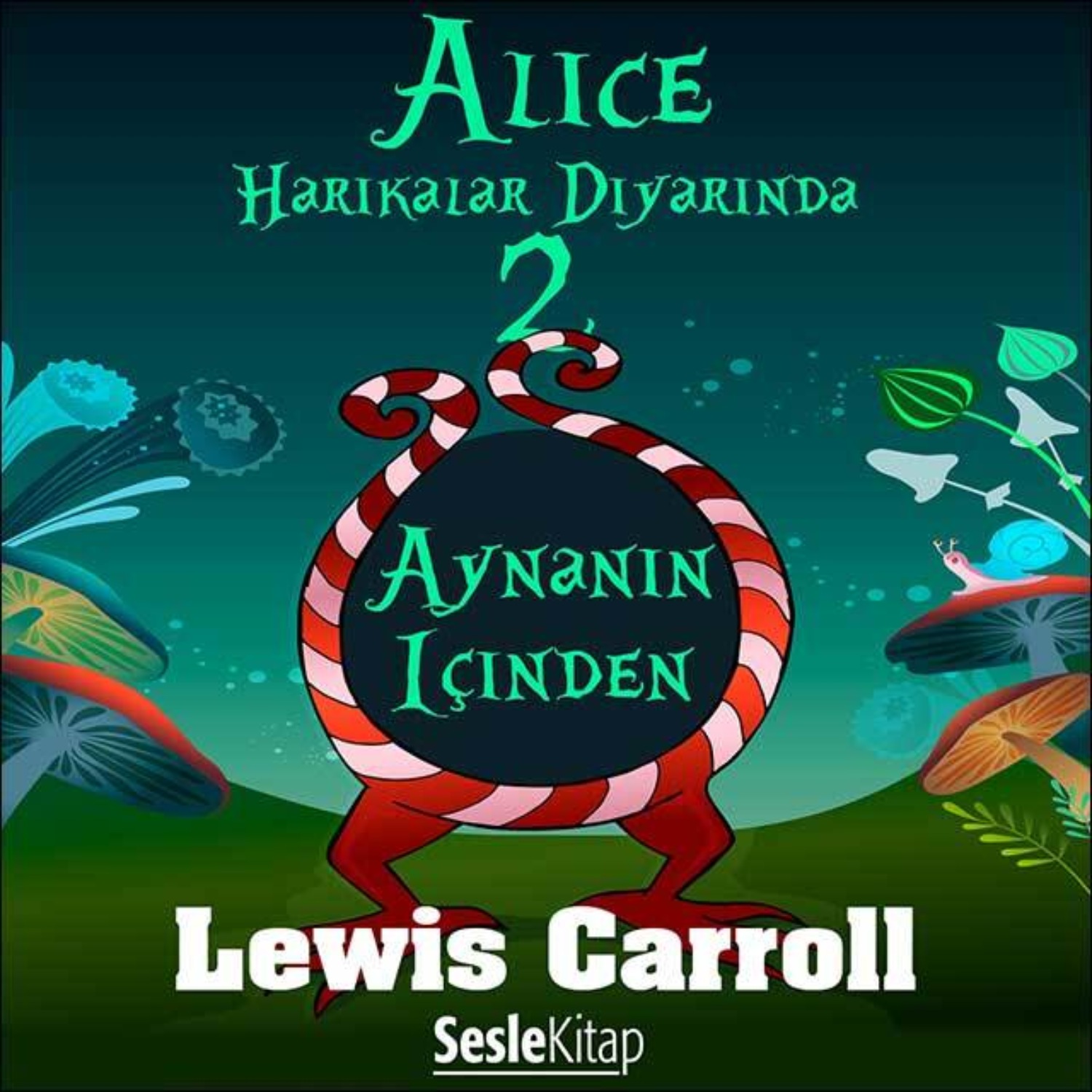 Обложка книги «Alice Harikalar Diyarında 2 Aynanın İçinden»