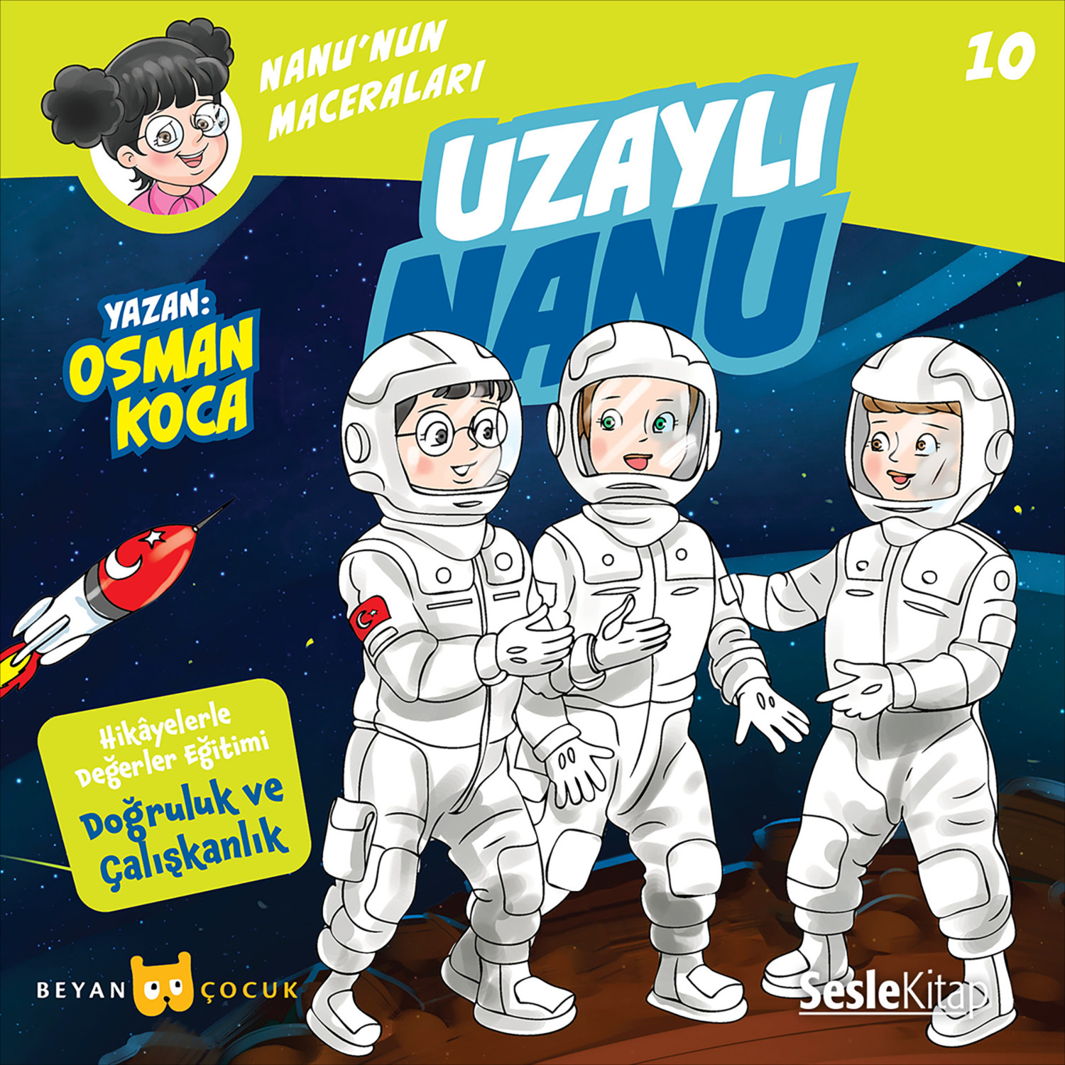 Обложка книги «Nanu'nun Maceraları 10 – Uzaylı Nanu»