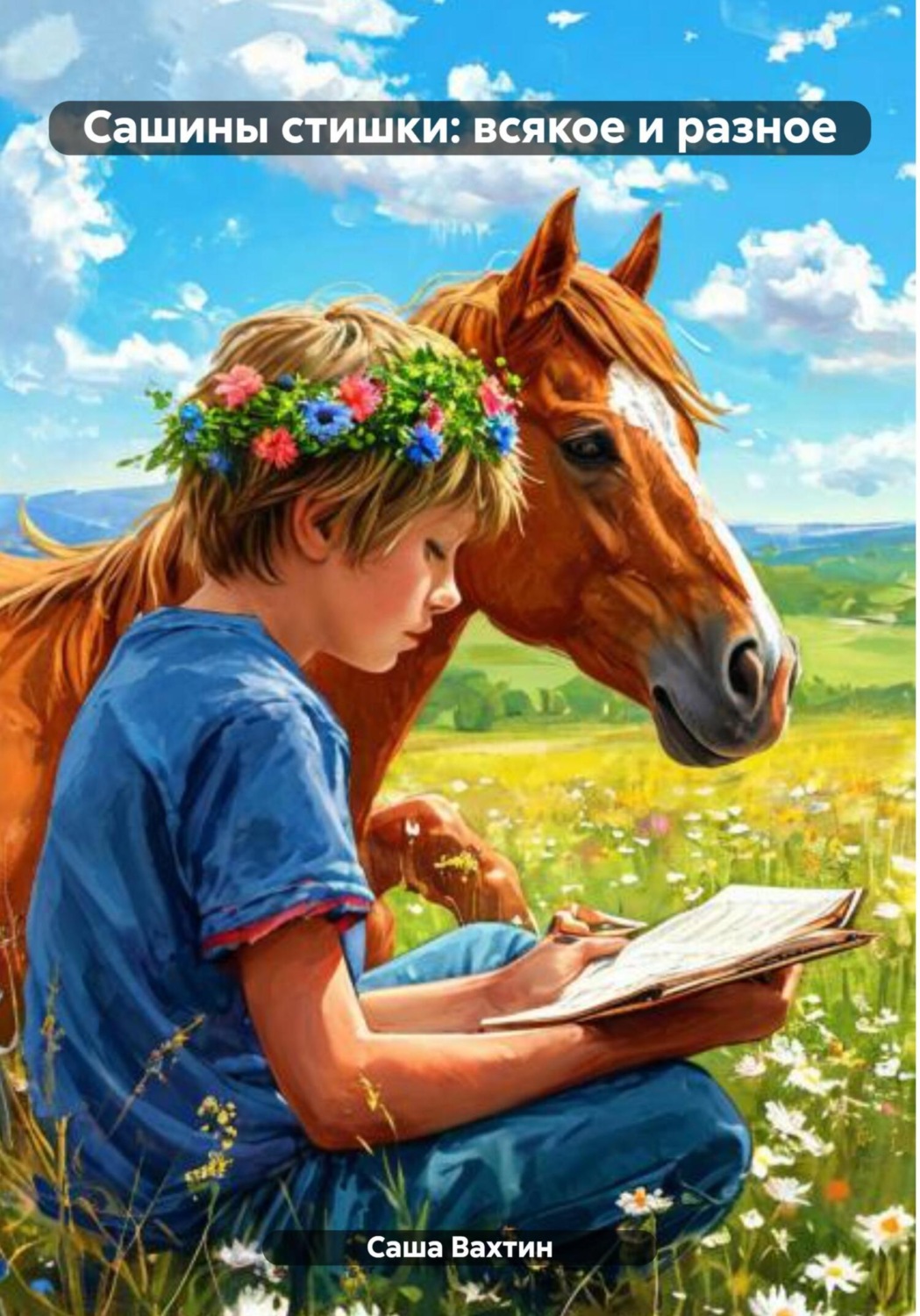 Обложка книги «Сашины стишки: всякое и разное»