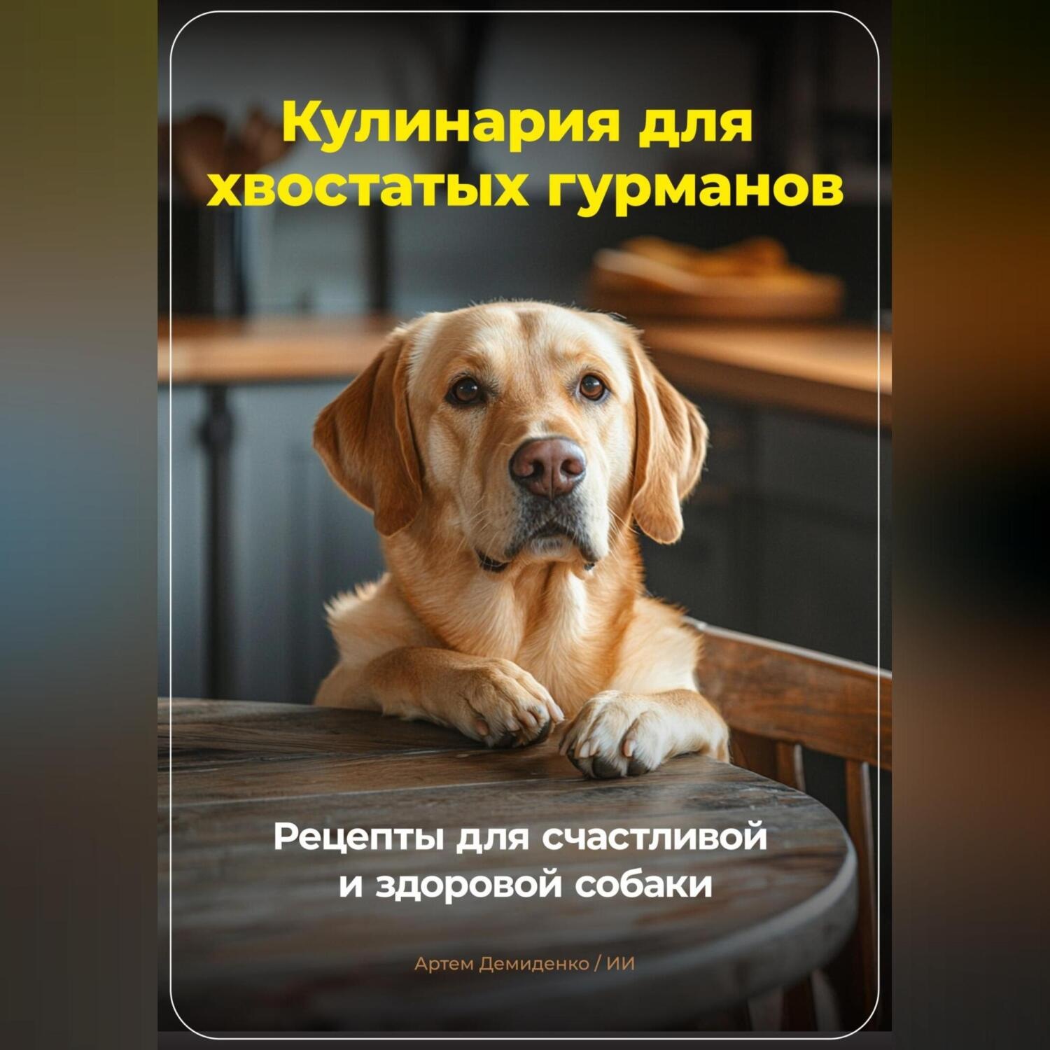 Обложка книги «Кулинария для хвостатых гурманов: Рецепты для счастливой и здоровой собаки»