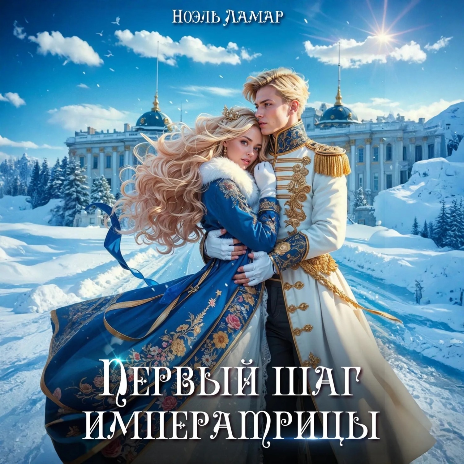 Обложка книги «Королевской поступью. Первый шаг императрицы»