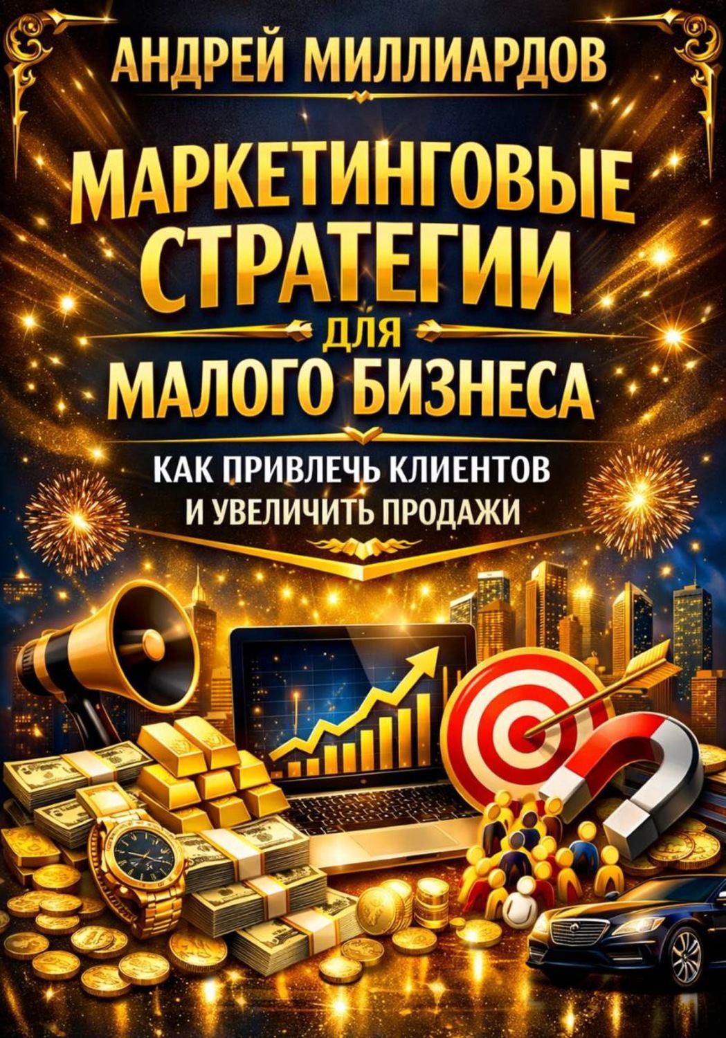 Обложка книги «Маркетинговые стратегии для малого бизнеса. Как привлечь клиентов и увеличить продажи»