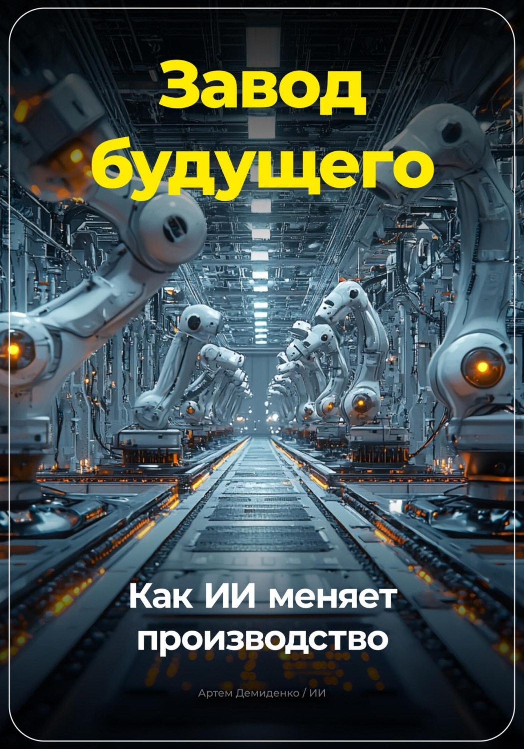 Обложка книги «Завод будущего: Как ИИ меняет производство»
