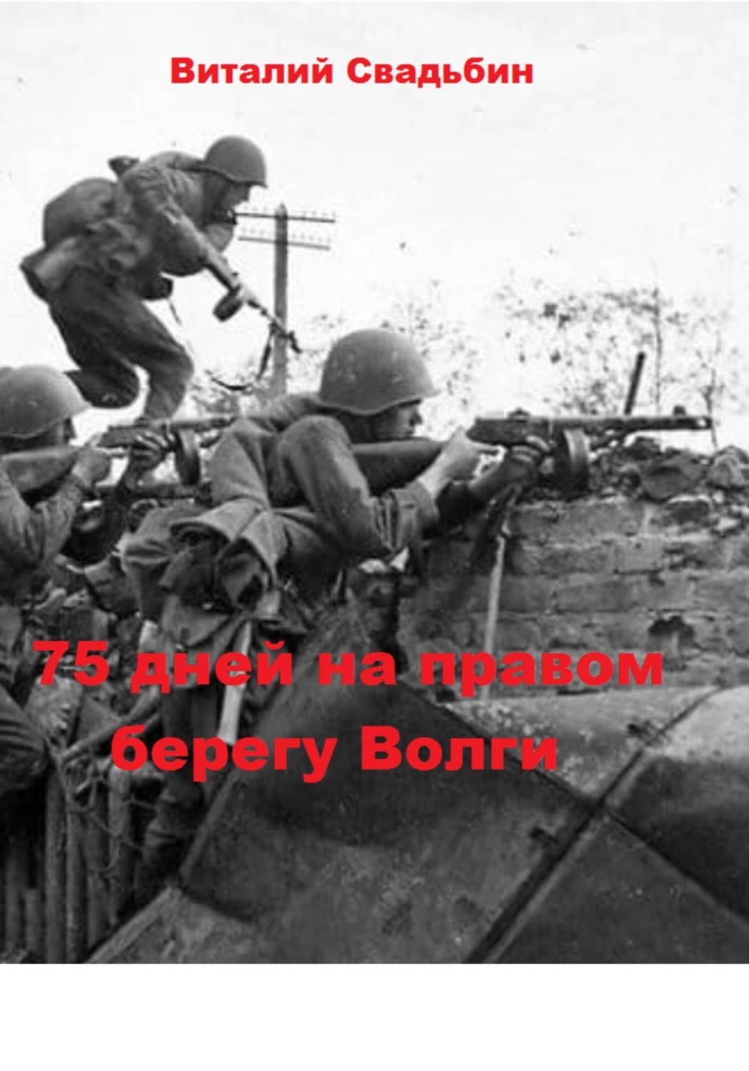Обложка книги «75 дней на правом берегу Волги»