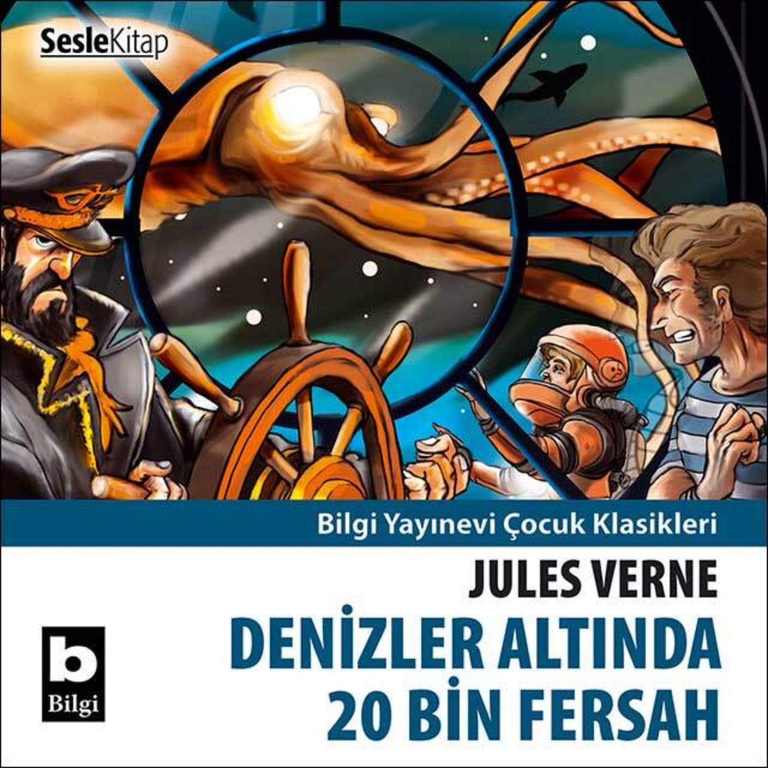 Обложка книги «Denizler Altında Yirmi Bin Fersah»
