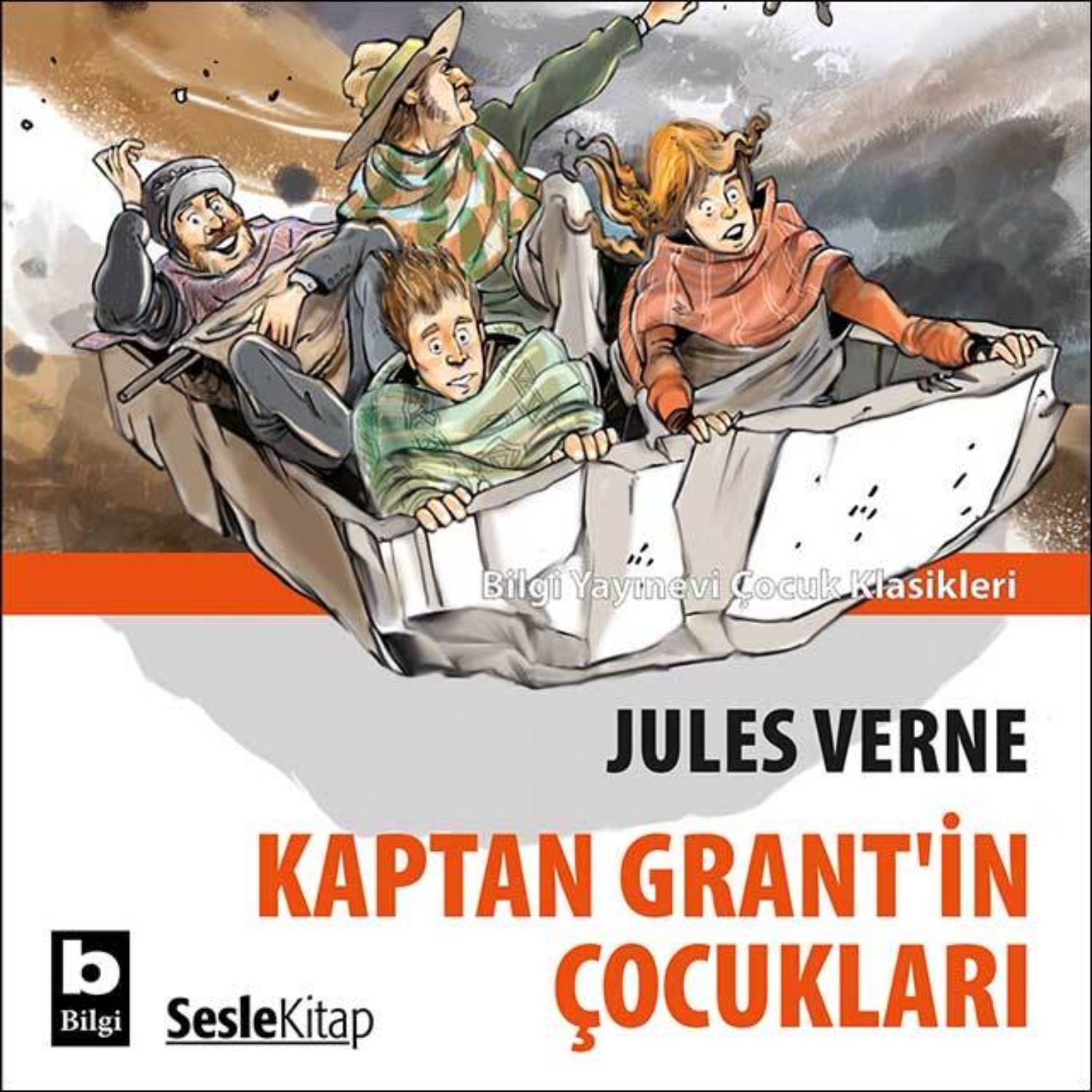 Обложка книги «Kaptan Grant'ın Çocukları»