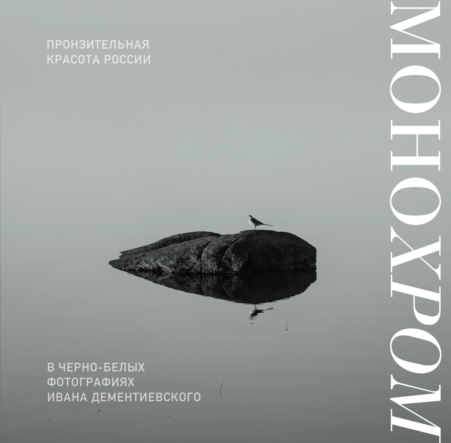 Обложка книги «Монохром. Пронзительная красота России в черно-белых фотографиях Ивана Дементиевского»