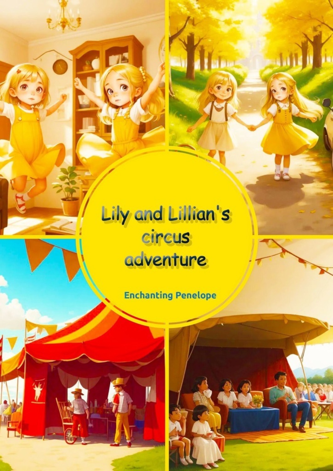Обложка книги «Lily and Lillian’s circus adventure»
