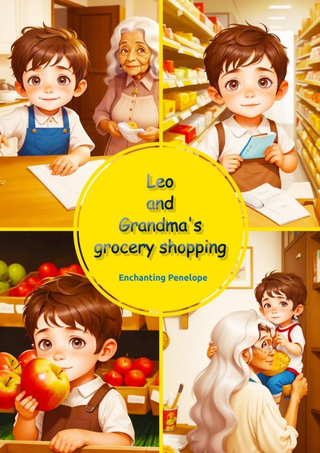 Обложка книги «Leo and Grandma’s grocery shopping»