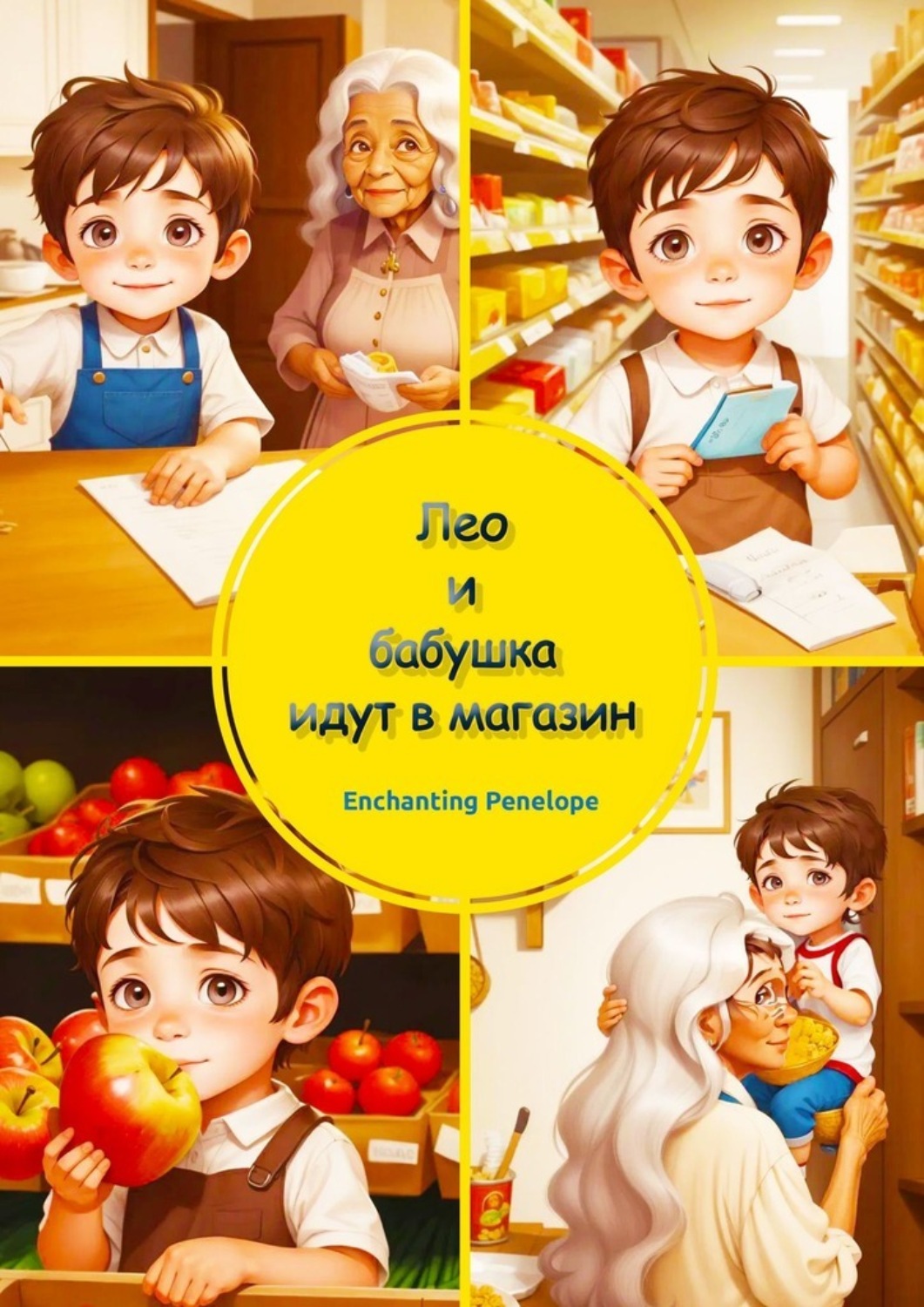 Обложка книги «Лео и бабушка идут в магазин»