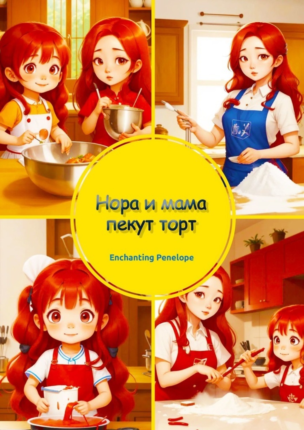 Обложка книги «Нора и мама пекут торт»
