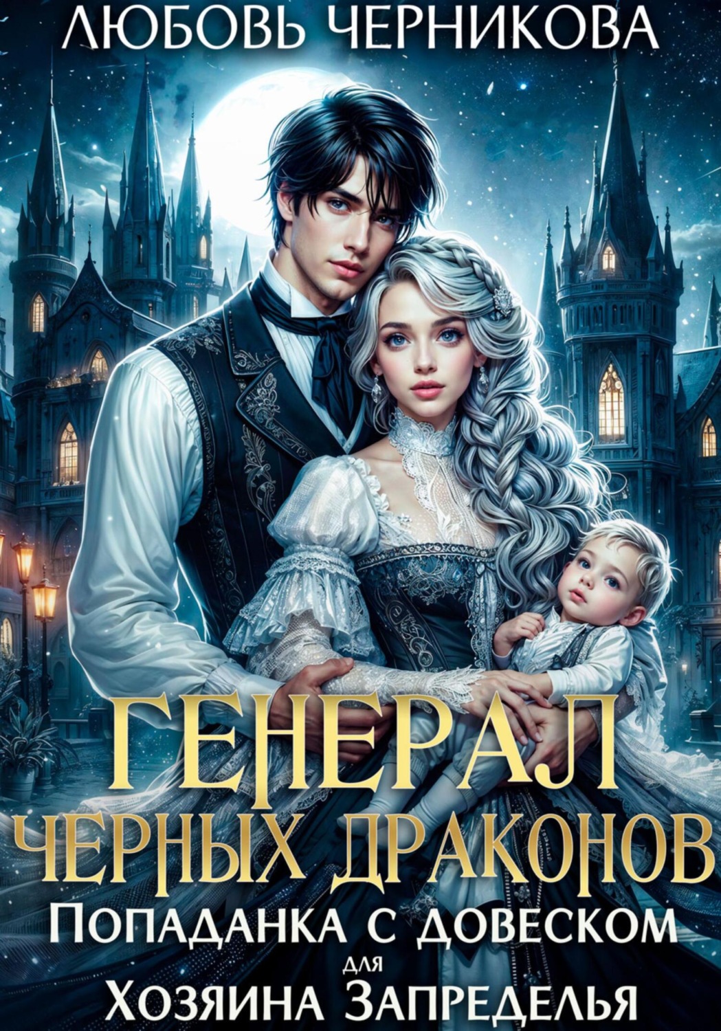 Обложка книги «Генерал черных драконов. Попаданка с довеском для Хозяина Запределья»