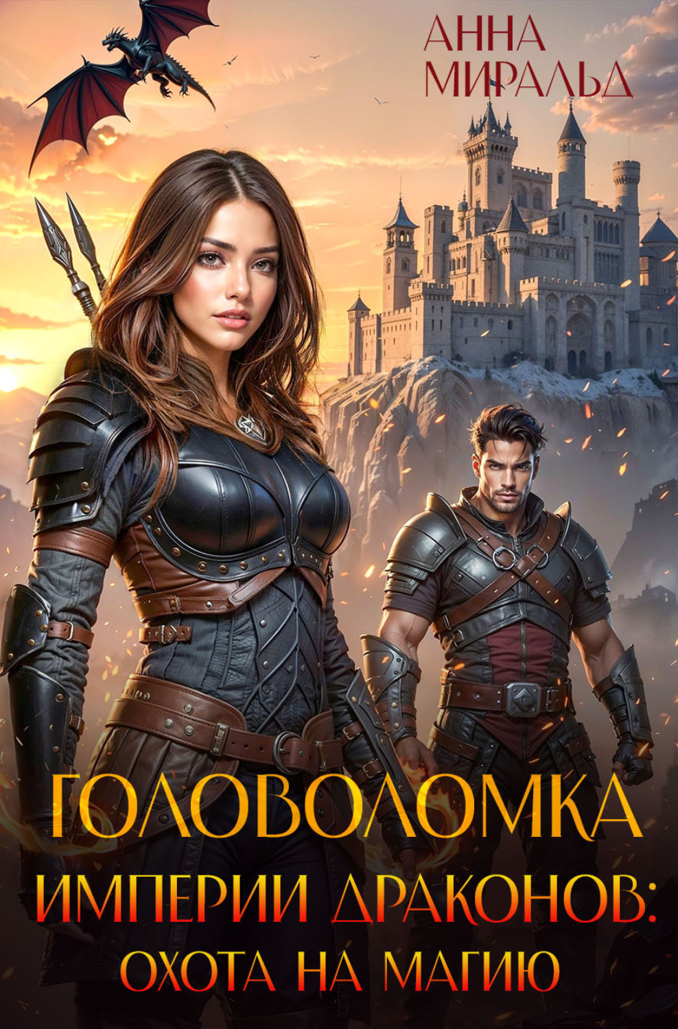 Обложка книги «Головоломка империи драконов: охота на магию»