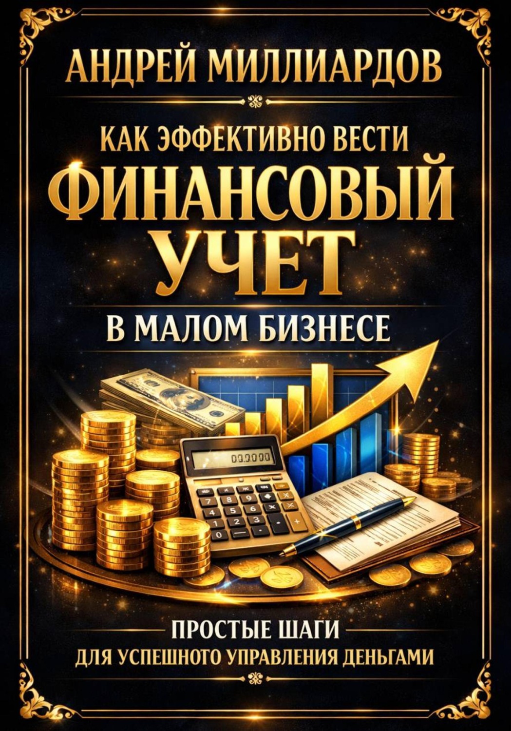 Обложка книги «Как эффективно вести финансовый учет в малом бизнесе. Простые шаги для успешного управления деньгами»