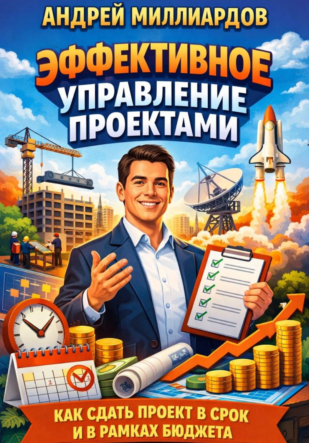 Обложка книги «Эффективное управление проектами. Как сдать проект в срок и в рамках бюджета»