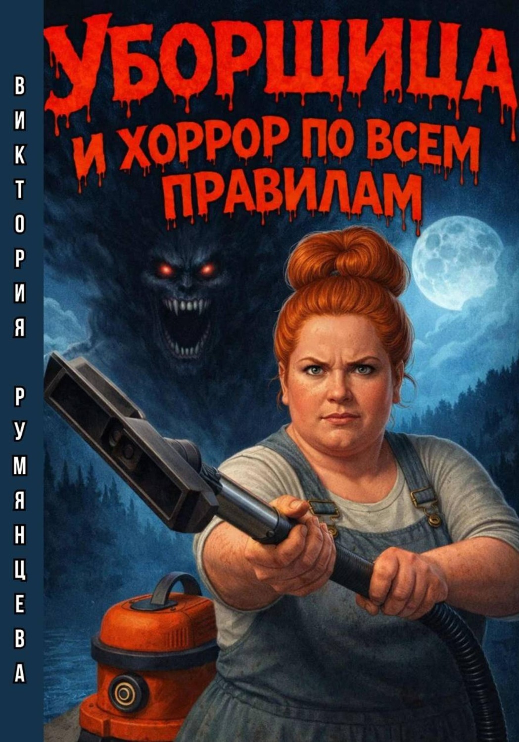 Обложка книги «Уборщица и хоррор по всем правилам»