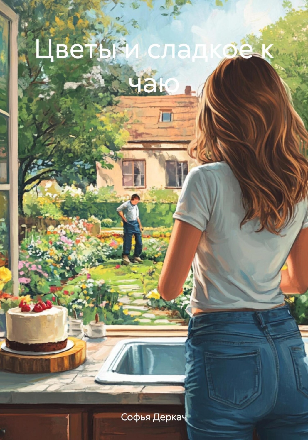 Обложка книги «Цветы и сладкое к чаю»