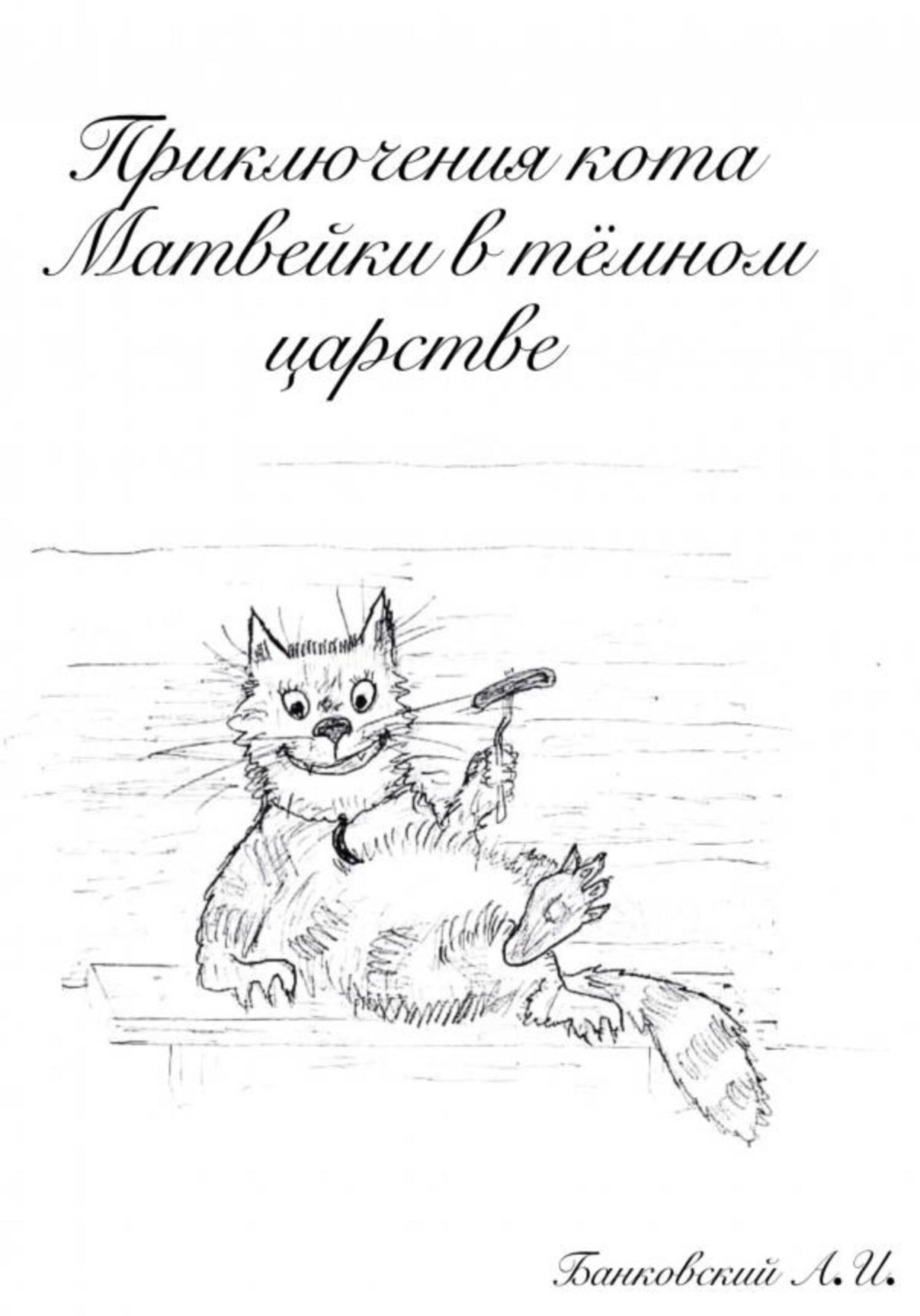 Обложка книги «Приключения кота Матвейки в тёмном царстве»